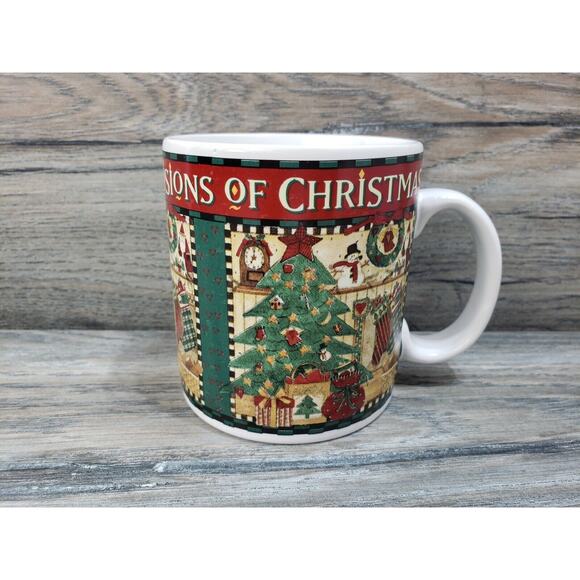 Debbie Mumm Vision of Christmas Coffee Mug Cup by Sakura 1996 - Picture 3 of 8